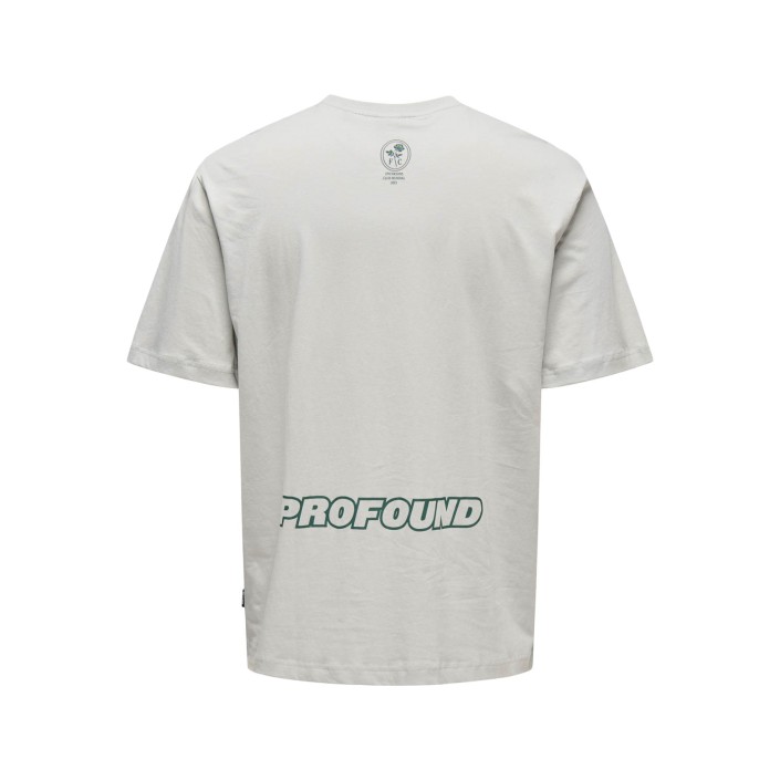 ONLY&SONS ONSKEANE RLX SS PRINT TEE NOOS Mirage Gray/PROFOUND | Freewear ONSKEANE RLX SS PRINT TEE NOOS - www.freewear.nl - Freewear