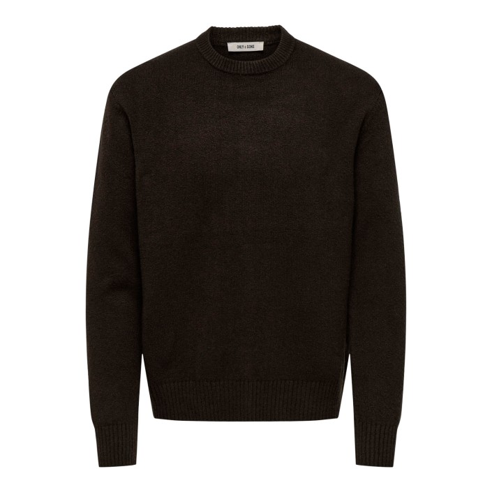 ONLY&SONS ONSJAMES RLX CREW KNIT NOOS Demitasse | Freewear ONSJAMES RLX CREW KNIT NOOS - www.freewear.nl - Freewear