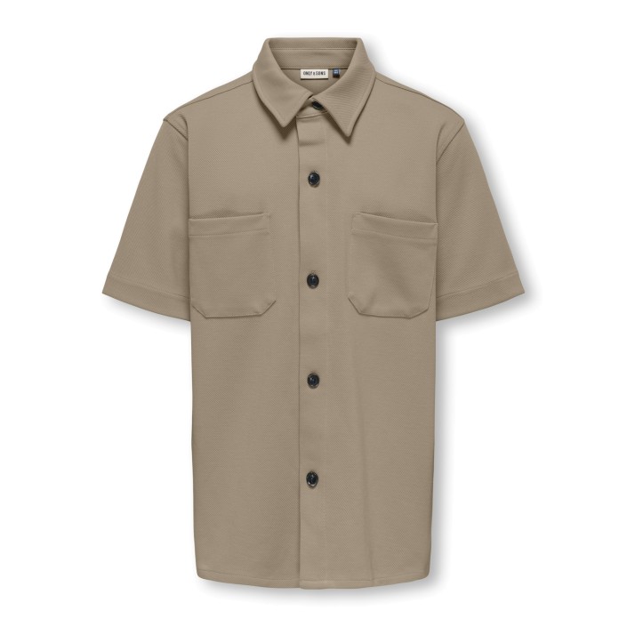 ONLY&SONS OSJNEW KODYL REG SS SHIRT SWT Chinchilla | Freewear OSJNEW KODYL REG SS SHIRT SWT - www.freewear.nl - Freewear