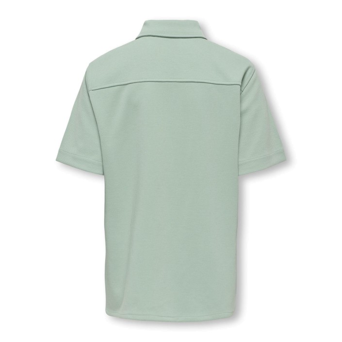 ONLY&SONS OSJNEW KODYL REG SS SHIRT SWT Iceberg Green | Freewear OSJNEW KODYL REG SS SHIRT SWT - www.freewear.nl - Freewear
