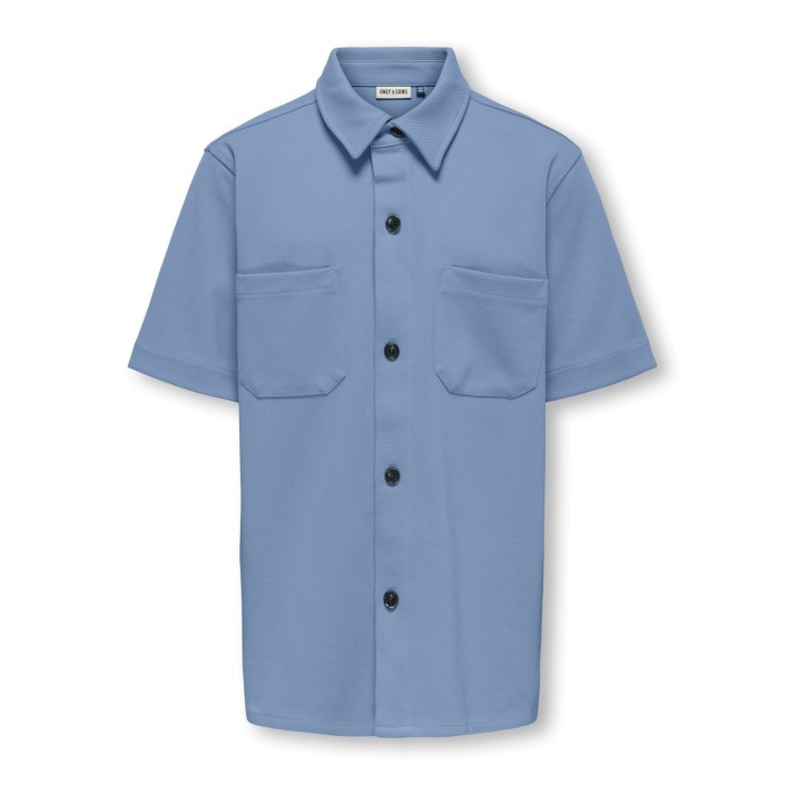 ONLY&SONS OSJNEW KODYL REG SS SHIRT SWT Endless Sky | Freewear OSJNEW KODYL REG SS SHIRT SWT - www.freewear.nl - Freewear