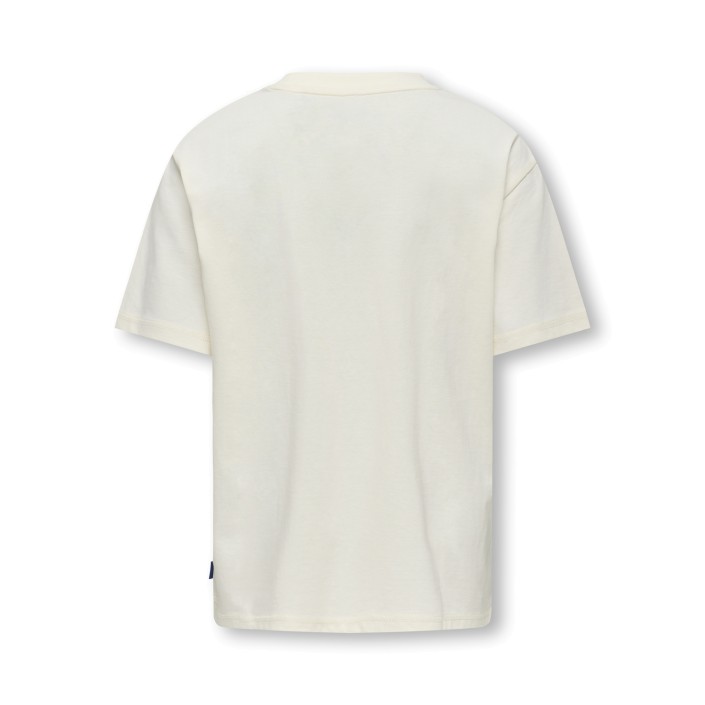 ONLY&SONS OSJMENES  LOOSE SS O-NECK JRS Tofu/Palms | Freewear OSJMENES  LOOSE SS O-NECK JRS - www.freewear.nl - Freewear