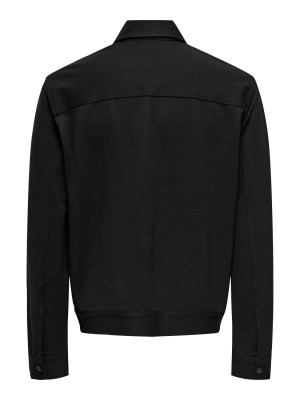 ONLY&SONS ONSJAKES 0339 REG ZIP OVERSHR FRML : Black | Freewear ONSJAKES 0339 REG ZIP OVERSHR FRML : - www.freewear.nl - Freewear
