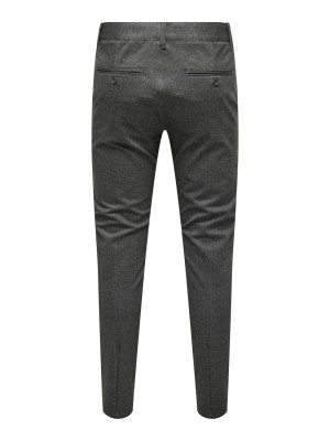 ONLY&SONS ONSMARK SLIM CHECK 020960 PANT NOOS Jet Black | Freewear ONSMARK SLIM CHECK 020960 PANT NOOS - www.freewear.nl - Freewear