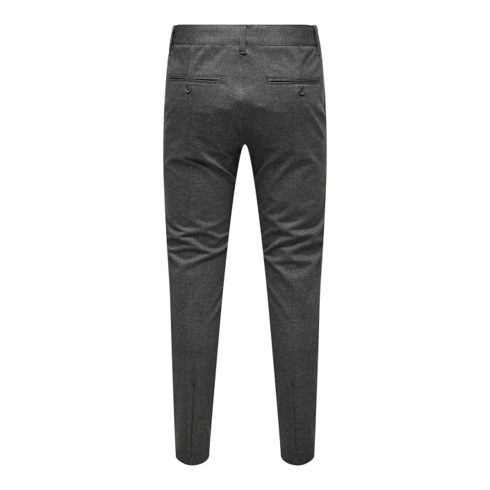 ONLY&SONS ONSMARK SLIM CHECK 020960 PANT NOOS Jet Black | Freewear ONSMARK SLIM CHECK 020960 PANT NOOS - www.freewear.nl - Freewear