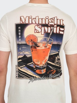 ONLY&SONS ONSCHRIS LIFE REG SS TEE Cloud Dancer/MIDNIGHT SPRITZ CLO | Freewear ONSCHRIS LIFE REG SS TEE - www.freewear.nl - Freewear