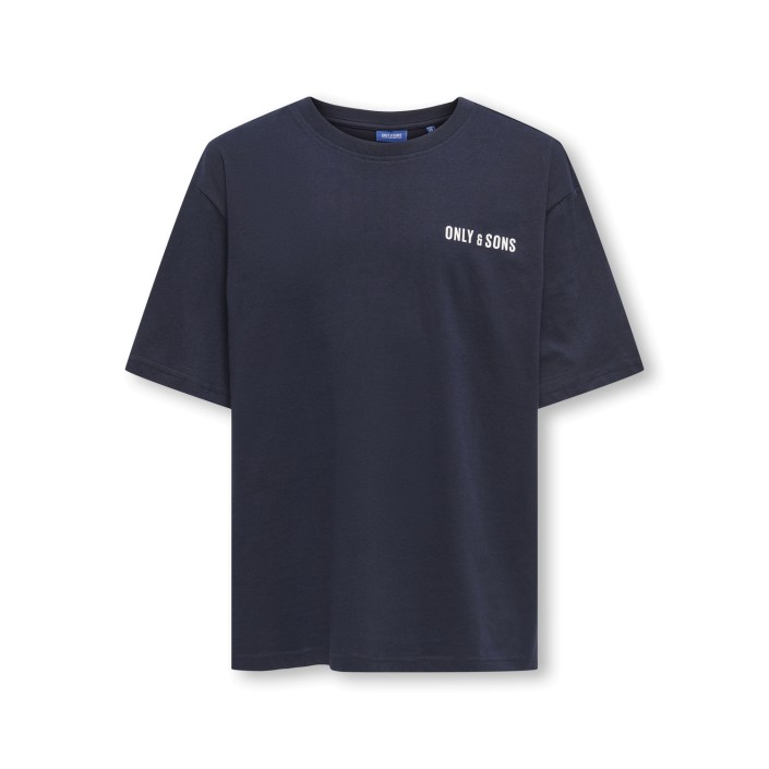 ONLY&SONS OSJARTSY LIFE SS OVS B. PRINTED TEE: Night Sky/BACK PALM FRONT OS | Freewear OSJARTSY LIFE SS OVS B. PRINTED TEE: - www.freewear.nl - Freewear