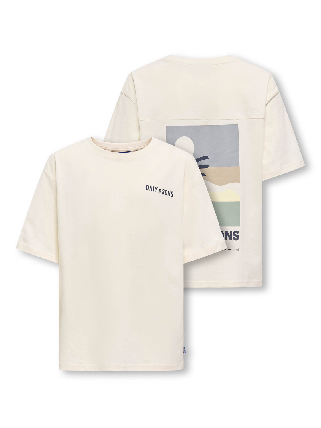 Only and Sons Osjartsy Life Ss Ovs B. Printed Tee: