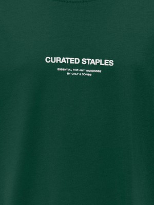 ONLY&SONS OSJCURATED RLX PRINT SS TEE VD Pineneedle | Freewear OSJCURATED RLX PRINT SS TEE VD - www.freewear.nl - Freewear