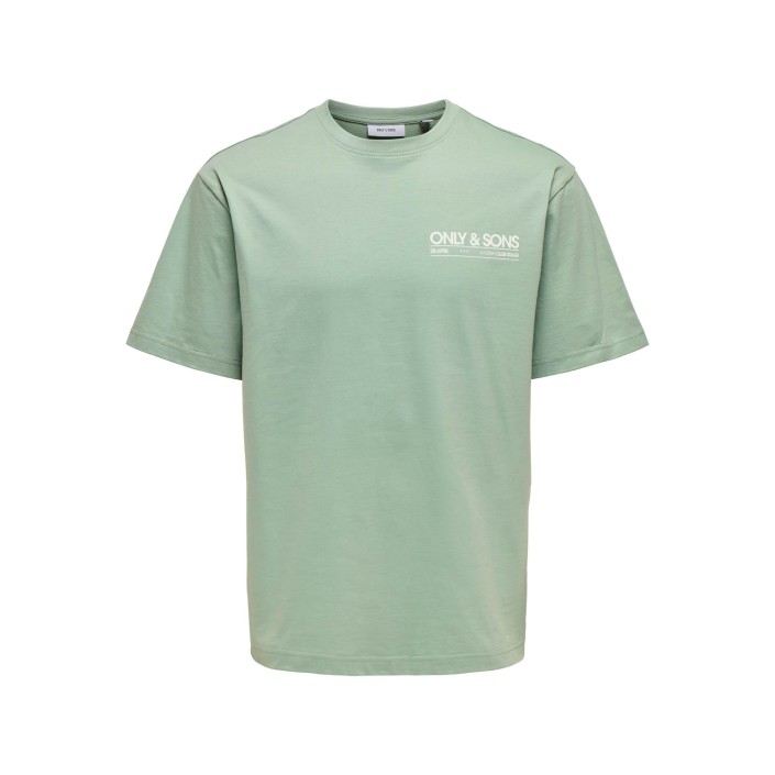 ONLY&SONS OSJKAZBAH PRINT REG SS TEE Iceberg Green/Kazbah | Freewear OSJKAZBAH PRINT REG SS TEE - www.freewear.nl - Freewear