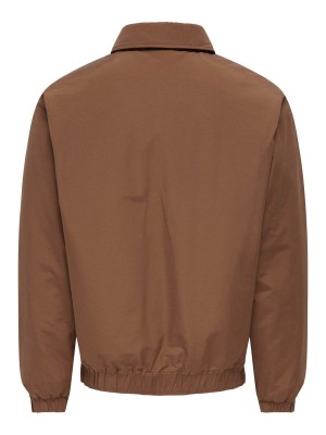 ONLY&SONS ONSBRATT LIFE T2T PADDED COACH JACK: Friar Brown | Freewear ONSBRATT LIFE T2T PADDED COACH JACK: - www.freewear.nl - Freewear