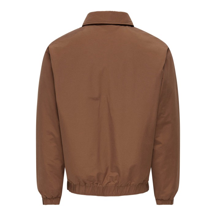 ONLY&SONS ONSBRATT LIFE T2T PADDED COACH JACK: Friar Brown | Freewear ONSBRATT LIFE T2T PADDED COACH JACK: - www.freewear.nl - Freewear