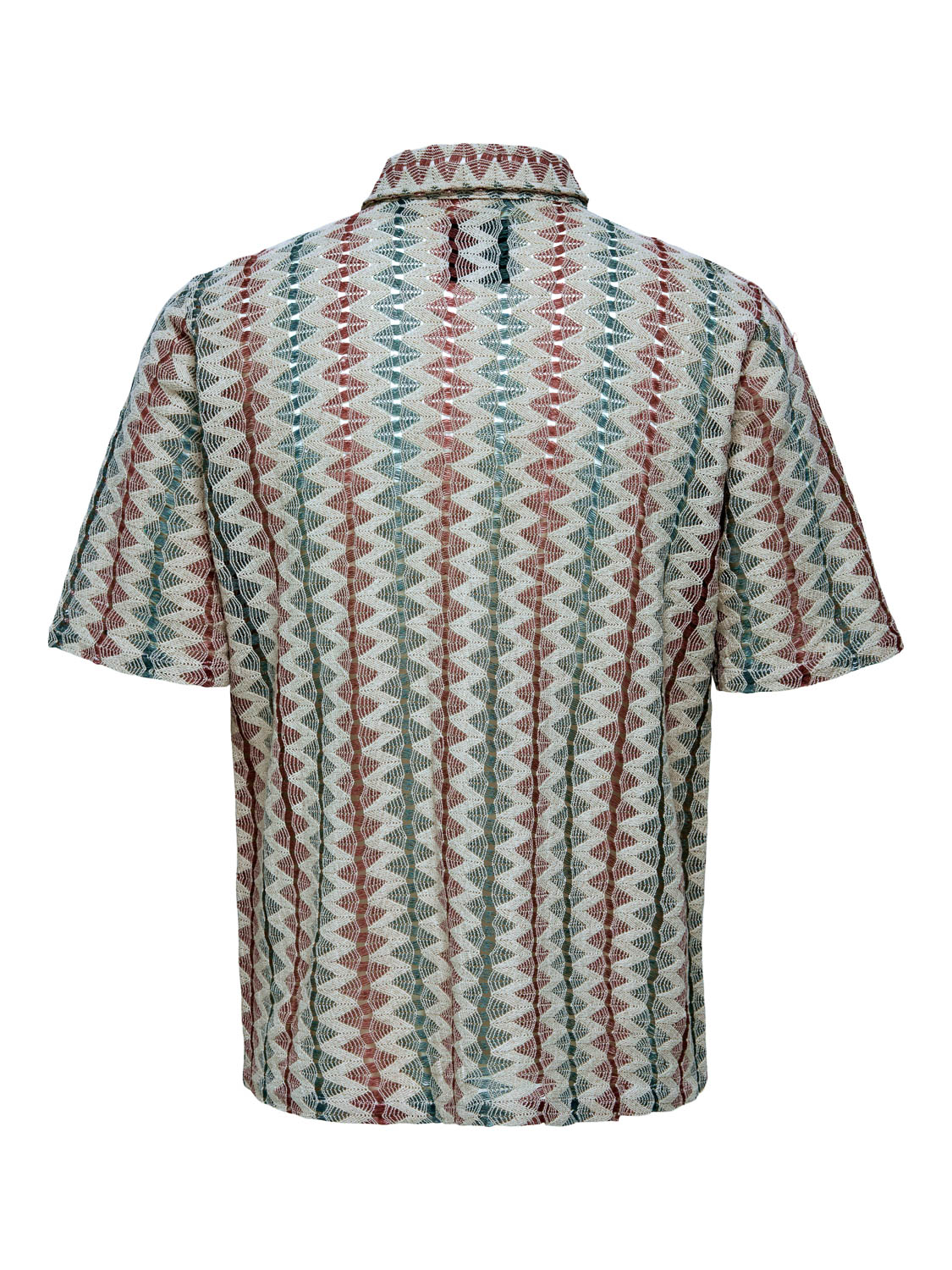 Only and Sons Onscallum Crochet Ss Resort Aop Shi:
