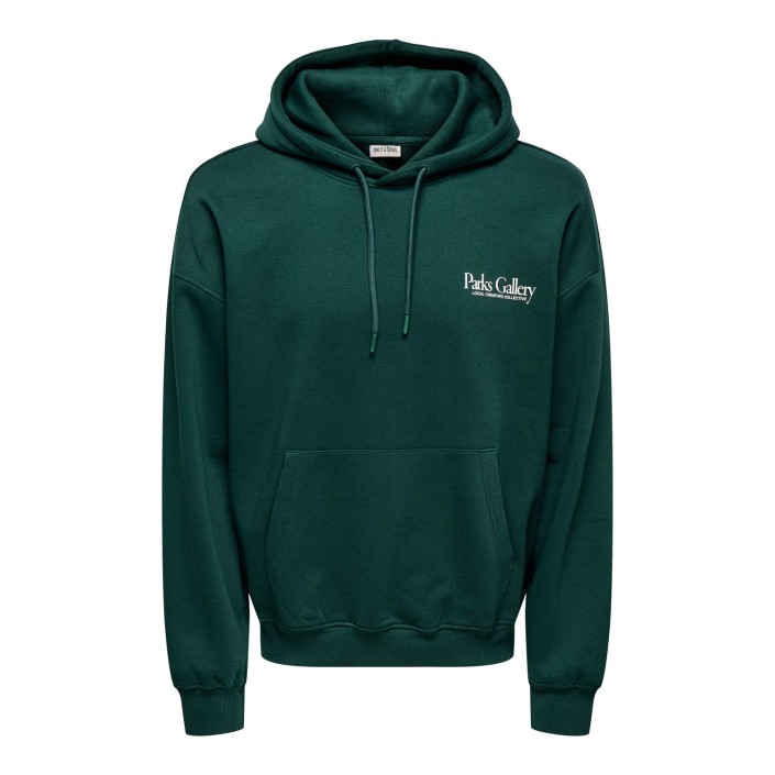ONLY&SONS ONSGALLERY VTG HOODIE Pine Grove/Gallery | Freewear ONSGALLERY VTG HOODIE - www.freewear.nl - Freewear
