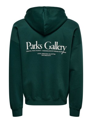 ONLY&SONS ONSGALLERY VTG HOODIE Pine Grove/Gallery | Freewear ONSGALLERY VTG HOODIE - www.freewear.nl - Freewear