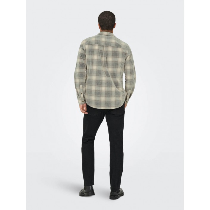 ONLY&SONS ONSWILLIAM CORD LS SHIRT Blue Nights/Falcon/Silver Lining | Freewear ONSWILLIAM CORD LS SHIRT - www.freewear.nl - Freewear