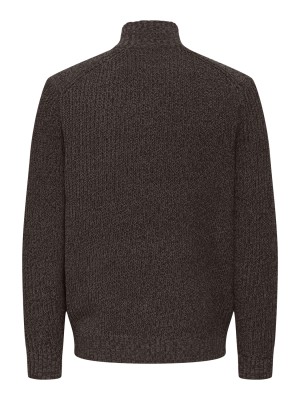 ONLY&SONS ONSJOIN REG LS HIGH NECK KNIT CAMP Sequoia/COFFEE BEAN | Freewear ONSJOIN REG LS HIGH NECK KNIT CAMP - www.freewear.nl - Freewear
