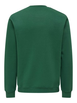 ONLY&SONS ONSCONNOR SIMPLE LIFE REG LS CREW S: Trekking Green/ROCKIES | Freewear ONSCONNOR SIMPLE LIFE REG LS CREW S: - www.freewear.nl - Freewear