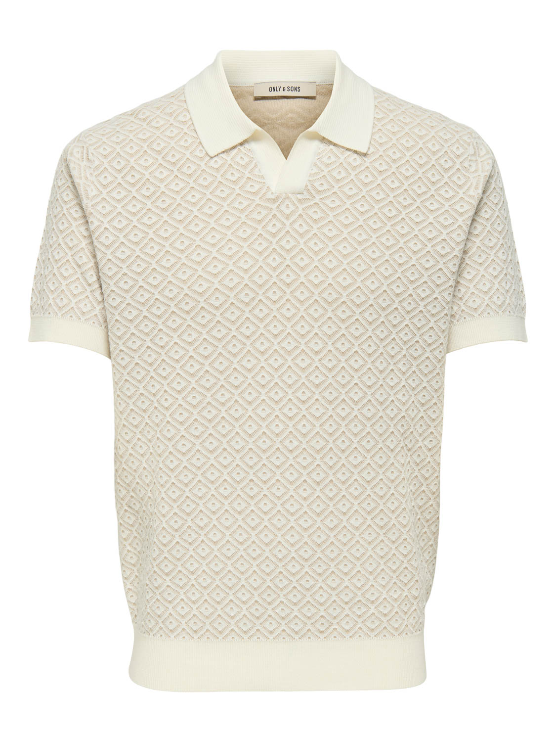 Only and Sons Onstheo Reg Ss Split Polo Knit Cs