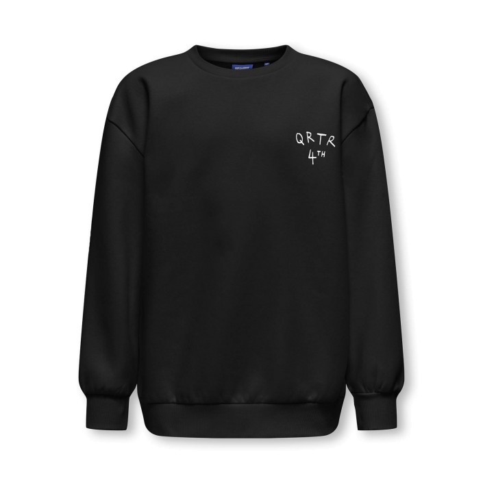 ONLY&SONS OSJKYRIE OVERSIZE LS SWT NOOS Black/WHITE CARLOS QRTR | Freewear OSJKYRIE OVERSIZE LS SWT NOOS - www.freewear.nl - Freewear
