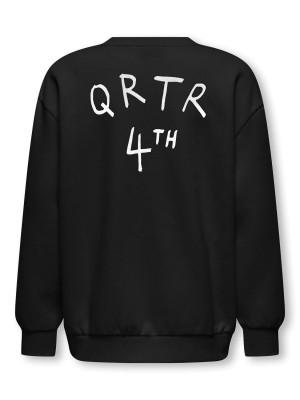 ONLY&SONS OSJKYRIE OVERSIZE LS SWT NOOS Black/WHITE CARLOS QRTR | Freewear OSJKYRIE OVERSIZE LS SWT NOOS - www.freewear.nl - Freewear