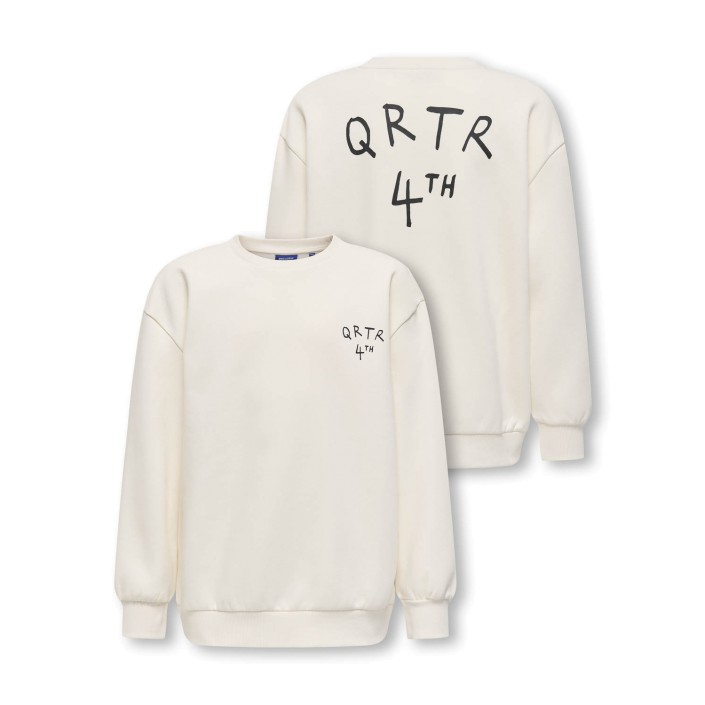 ONLY&SONS OSJKYRIE OVERSIZE LS SWT NOOS Tofu/CARLOS QRTR | Freewear OSJKYRIE OVERSIZE LS SWT NOOS - www.freewear.nl - Freewear
