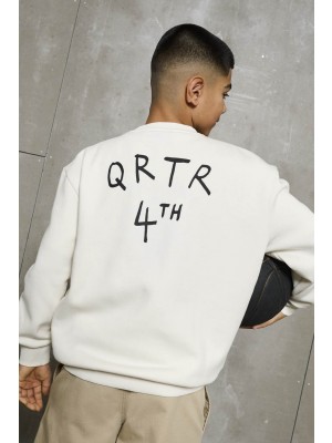 ONLY&SONS OSJKYRIE OVERSIZE LS SWT NOOS Tofu/CARLOS QRTR | Freewear OSJKYRIE OVERSIZE LS SWT NOOS - www.freewear.nl - Freewear