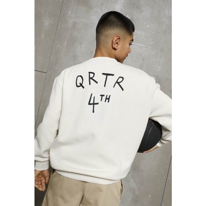 ONLY&SONS OSJKYRIE OVERSIZE LS SWT NOOS Tofu/CARLOS QRTR | Freewear OSJKYRIE OVERSIZE LS SWT NOOS - www.freewear.nl - Freewear