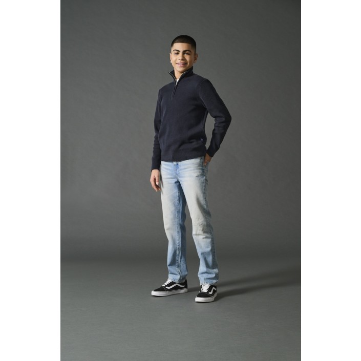 ONLY&SONS OSJEDGE STRAIGHT REPAIR LB 6192 TAI: Light Blue Denim/TINTED | Freewear OSJEDGE STRAIGHT REPAIR LB 6192 TAI: - www.freewear.nl - Freewear