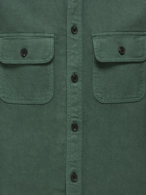 ONLY&SONS OSJOLIVER TWILL OVERDYE OVERSHIRT W: Trekking Green | Freewear OSJOLIVER TWILL OVERDYE OVERSHIRT W: - www.freewear.nl - Freewear