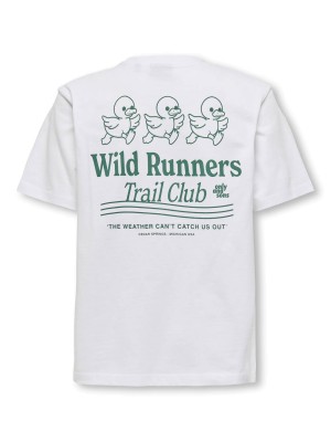 ONLY&SONS OSJFRED DANIEL LIFE RLX SS TEE JRS Bright White/WILD RUNNERS | Freewear OSJFRED DANIEL LIFE RLX SS TEE JRS - www.freewear.nl - Freewear