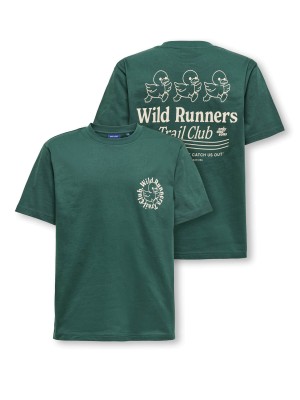 ONLY&SONS OSJFRED DANIEL LIFE RLX SS TEE JRS Trekking Green/WILD RUNNERS | Freewear OSJFRED DANIEL LIFE RLX SS TEE JRS - www.freewear.nl - Freewear