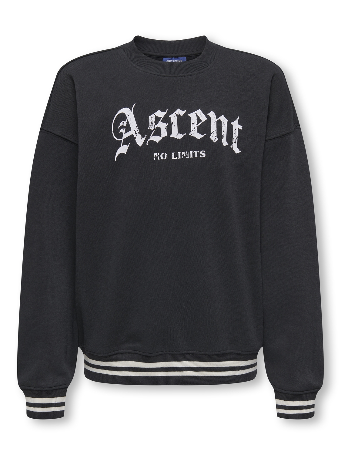 Only and Sons Osjconnor Ovz Art Vtg Ls Crew Swt