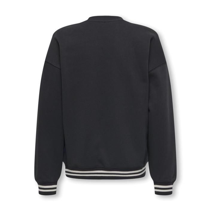 ONLY&SONS OSJCONNOR OVZ ART VTG LS CREW SWT Jet Black/ASCENT | Freewear OSJCONNOR OVZ ART VTG LS CREW SWT - www.freewear.nl - Freewear