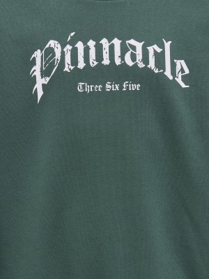 ONLY&SONS OSJCONNOR OVZ ART VTG LS CREW SWT Trekking Green/PINNACLE | Freewear OSJCONNOR OVZ ART VTG LS CREW SWT - www.freewear.nl - Freewear