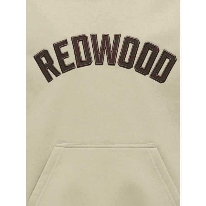 ONLY&SONS OSJGRAHAM RLX LS HOODIE SWT Silver Lining/REDWOOD | Freewear OSJGRAHAM RLX LS HOODIE SWT - www.freewear.nl - Freewear