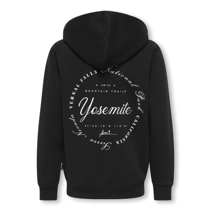 ONLY&SONS OSJHANS LIFE LS REG HOODIE SWT Black/ANTIQUE WHITE YOSEMITE | Freewear OSJHANS LIFE LS REG HOODIE SWT - www.freewear.nl - Freewear