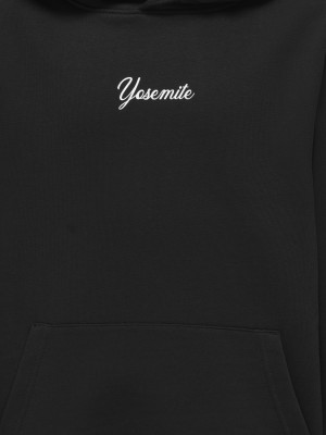 ONLY&SONS OSJHANS LIFE LS REG HOODIE SWT Black/ANTIQUE WHITE YOSEMITE | Freewear OSJHANS LIFE LS REG HOODIE SWT - www.freewear.nl - Freewear