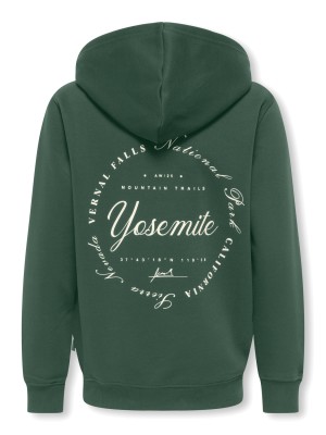ONLY&SONS OSJHANS LIFE LS REG HOODIE SWT Trekking Green/ANTIQUE WHITE YOS | Freewear OSJHANS LIFE LS REG HOODIE SWT - www.freewear.nl - Freewear