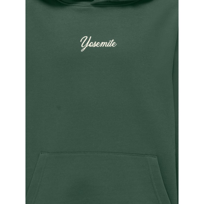 ONLY&SONS OSJHANS LIFE LS REG HOODIE SWT Trekking Green/ANTIQUE WHITE YOS | Freewear OSJHANS LIFE LS REG HOODIE SWT - www.freewear.nl - Freewear