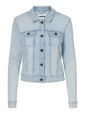 Noisy May NMDEBRA L/S DENIM JACKET LB BG NOOS Light Blue Denim | Freewear NMDEBRA L/S DENIM JACKET LB BG NOOS - www.freewear.nl - Freewear