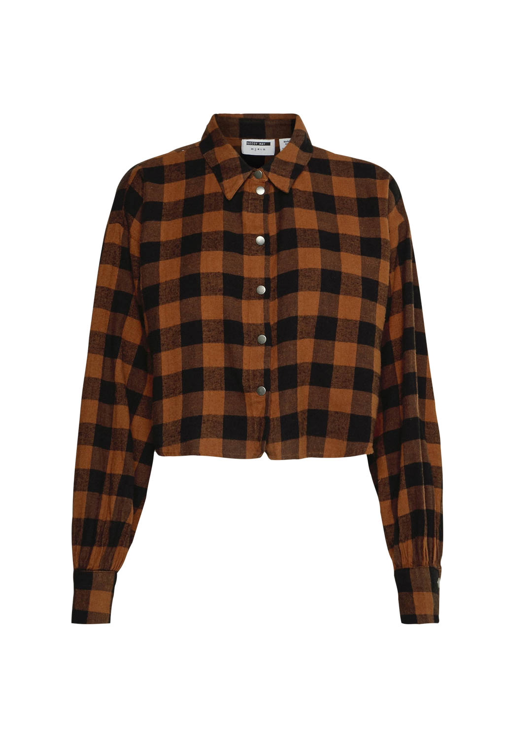 Noisy May Nmatle L/s Semi Cropped Shirt
