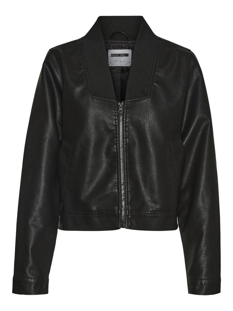 Noisy may Jas Nmreally L/s Pu Jacket 27019612 Black Dames Maat - M