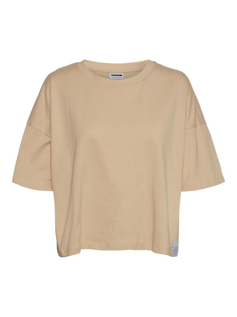 Noisy may T-shirt Nmamy Friday S/s T-shirt 27019801 Hazelnut Dames Maat - XS