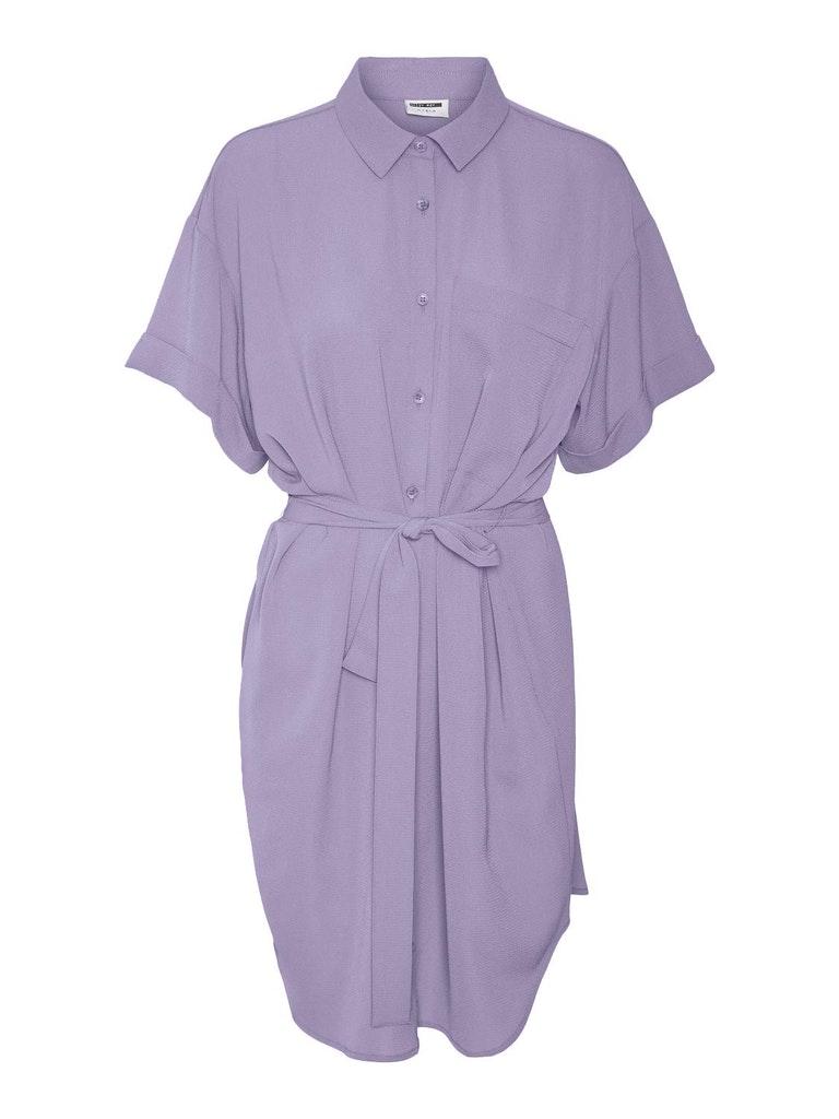 Noisy may NMCLARA S/S SHIRT DRESS NOOS Dames Jurk - Maat M