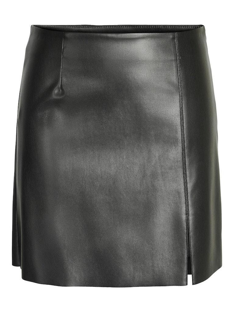 NOISY MAY NMCLARA PENNY  PU HW SLIT  SKIRT NOOS Dames Rok - Maat XS