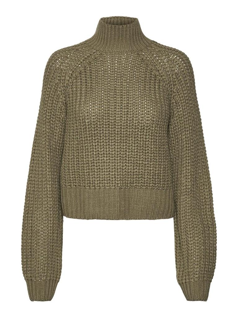 NOISY MAY NMTESSA L/S HIGH NECK KNIT Dames Trui - Maat L