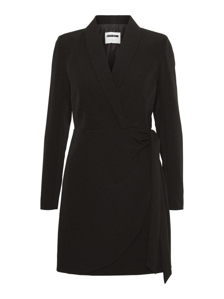 NOISY MAY NMVINCENT L/S  WRAP EFFECT DRESS Dames - Maat M
