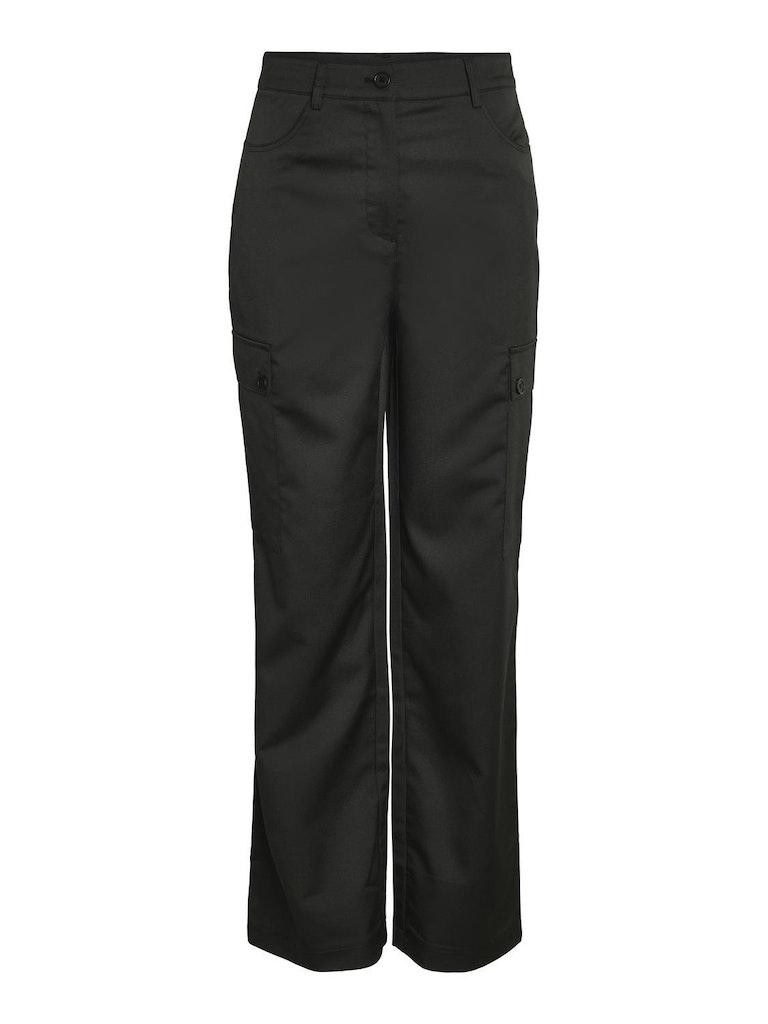 NOISY MAY NMDREWIE HW WIDE LEG CARGO PANTS NOOS Dames Broeken - Maat S