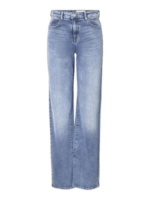 Noisy May NMYOLANDA NW WIDE JEANS AZ236LB NOO: Light Blue Denim | Freewear